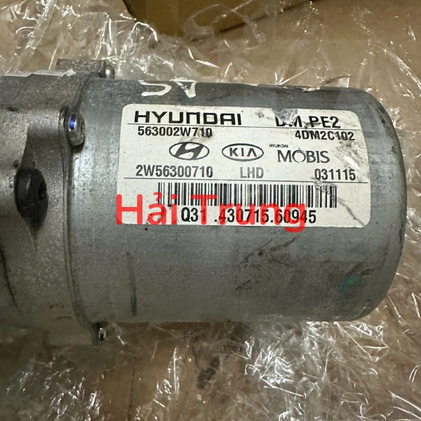 563002W710 Mô tơ cọc lái Hyundai Santafe 2016-2018 Tháo xe