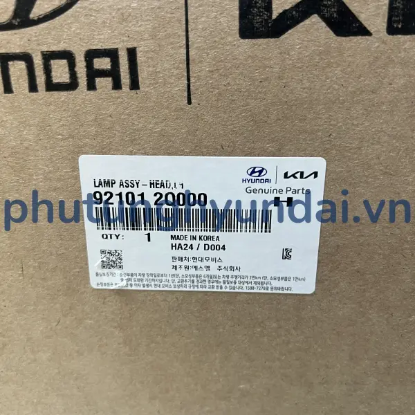 Đèn chiếu xa Hyundai Avante RH chính hãng