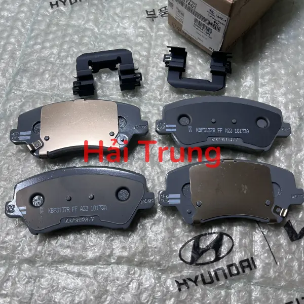 Má phanh trước Santafe 2016 chính hãng