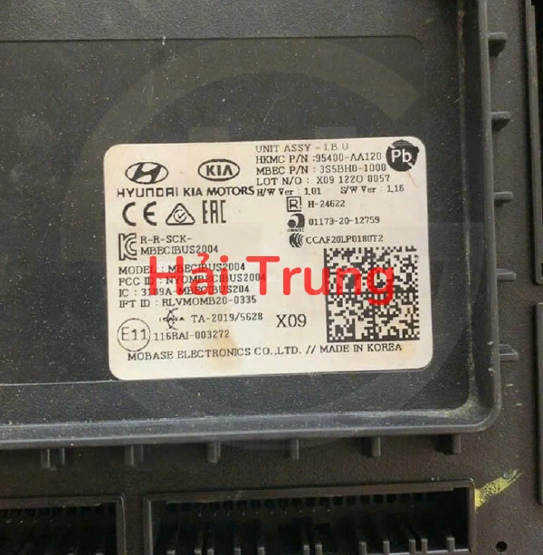 95400AA120 Hộp điều khiển điện tử IBU Hyundai Creta 2022-2024 Tháo Xe