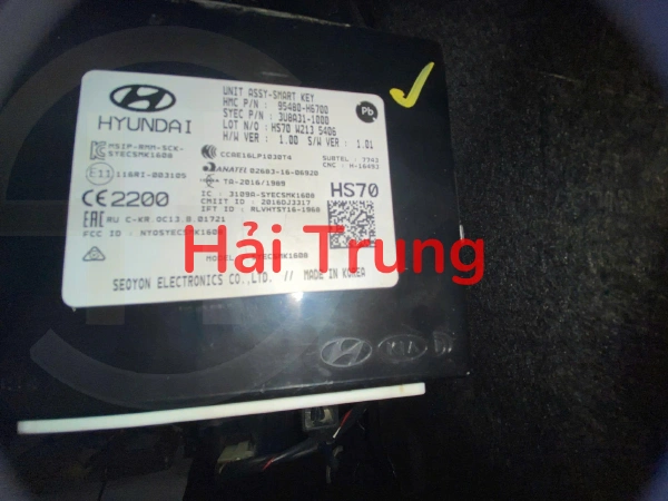 Hộp điều khiển từ xa ( hộp smartkey) Hyundai Accent 2018-2024 95480H6700