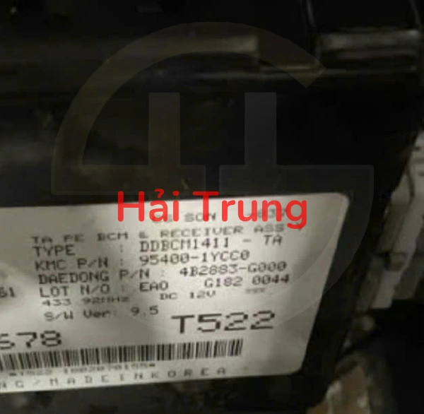 95400 1YCC0 Hộp điều khiển điện thân xe BCM Hyundai I10, Kia Morning