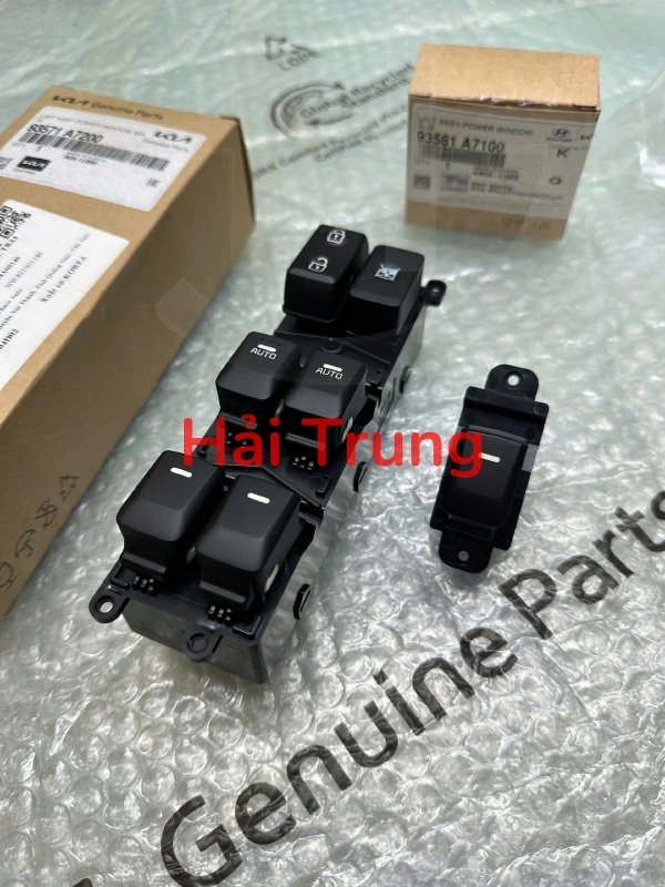 Công tắc lên xuống kính đơn Kia K3 2013-2016 93581A7100
