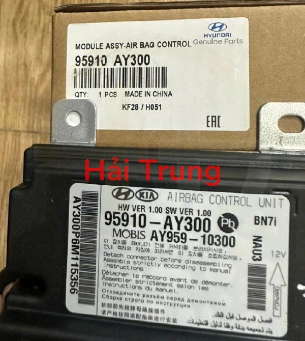 95910AY300 Hộp điều khiển túi khí Hyundai Accent 2024-2026