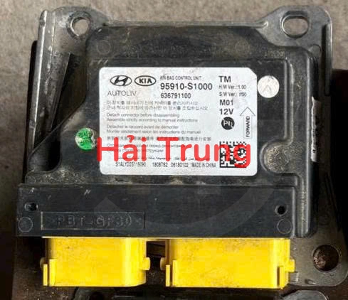 Hộp điều khiển túi khí Hyundai Santafe 2019 2020 Tháo xe 95910S1000
