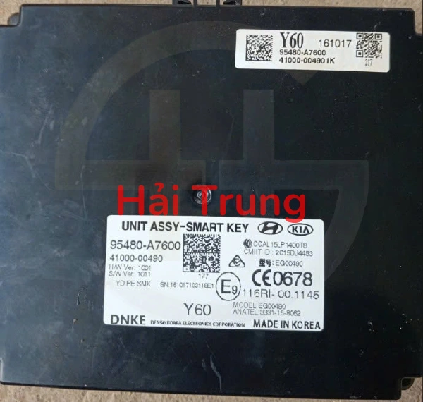 Hộp điều khiển chìa khóa thông minh Kia Cerato 2016-2018 95480A7600