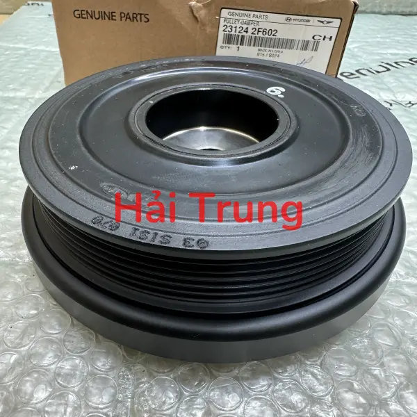 Puly trục cơ Santafe, Tucson, Sorento, Sedona 6PK máy dầu 231242F602