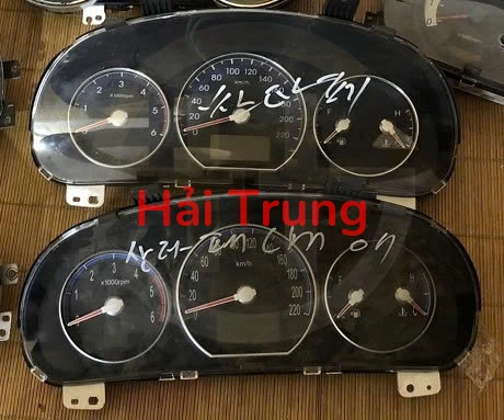 Tháo xe Đồng hồ táp lô Hyundai Santafe 2007 2008 2009